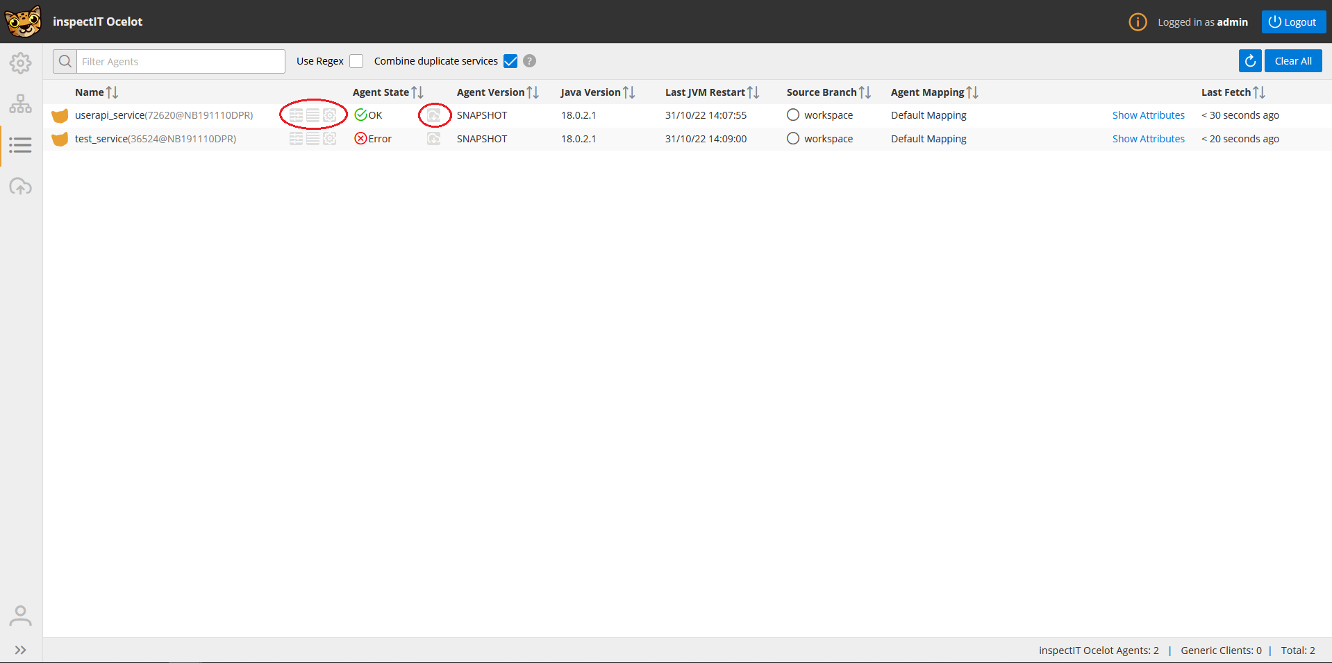 Status Table View